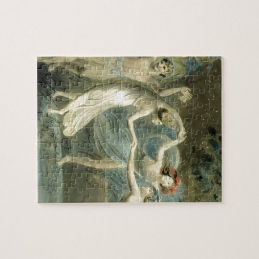 De droom van midzomer Night van William Blake Legpuzzel (Horizontaal)