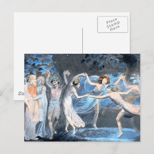 De droom van Midzomer Night, William Blake Briefkaart (Voorkant / Achterkant)