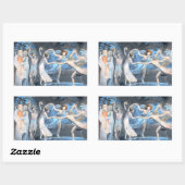 De droom van Midzomer Night, William Blake Rechthoekige Sticker (Vel)