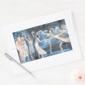 De droom van Midzomer Night, William Blake Rechthoekige Sticker (Envelop)