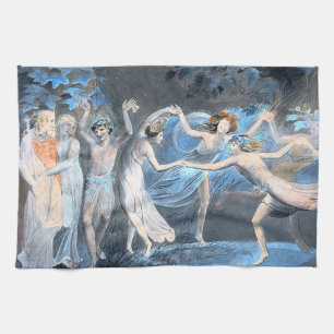De droom van Midzomer Night, William Blake Theedoek