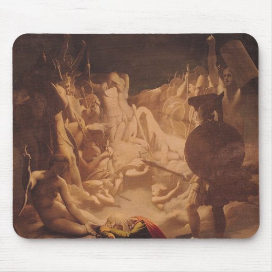 De droom van Ossian, 1813 Muismat (Voorkant)