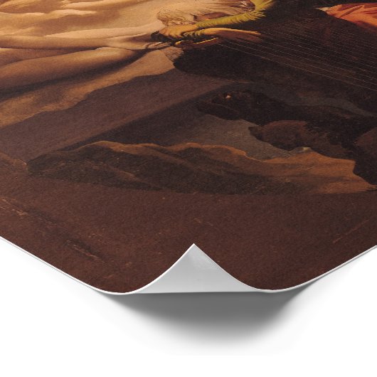 De droom van Ossian, 1813 Poster (Hoek)