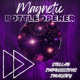 De droom van Quasar Button Flesopener