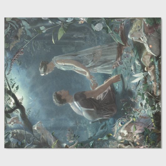 De droom van Shakespeare: A Midsummer Night's Drea Cadeaupapier (Vlak)