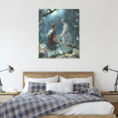 De droom van Shakespeare: A Midsummer Night's Drea Canvas Afdruk (Insitu (Slaapkamer))