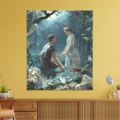 De droom van Shakespeare: A Midsummer Night's Drea Canvas Afdruk (Insitu (Woonkamer))