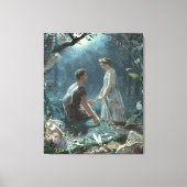 De droom van Shakespeare: A Midsummer Night's Drea Canvas Afdruk (Voorkant)