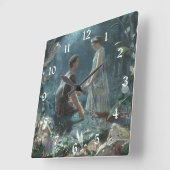 De droom van Shakespeare: A Midsummer Night's Drea Vierkante Klok (Hoek)