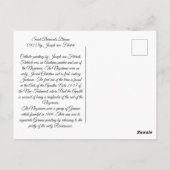 De droom van Sint Bernard Briefkaart (Achterkant)