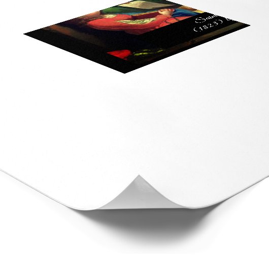 De droom van Sint Bernard Poster (Hoek)