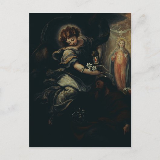 De droom van Sint-Joseph Briefkaart (Voorkant)