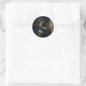 De droom van Sint-Jozef Ronde Sticker (Tas)