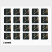 De Droom van Sint-Jozef Vierkante Sticker (Vel)