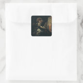 De Droom van Sint-Jozef Vierkante Sticker (Tas)