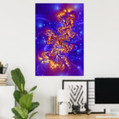 De droom van Summer Night. Poster (Thuiskantoor)