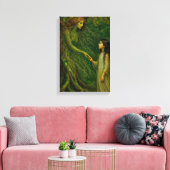 "De droom van Sylvaine” – Tijd om afscheid te neme Canvas Afdruk (Insitu (Woonkamer))