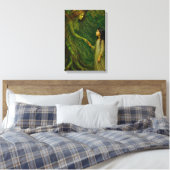 "De droom van Sylvaine” – Tijd om afscheid te neme Canvas Afdruk (Insitu (Slaapkamer))