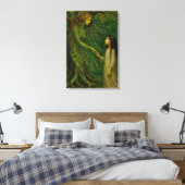 "De droom van Sylvaine” – Tijd om afscheid te neme Canvas Afdruk (Insitu (Slaapkamer))