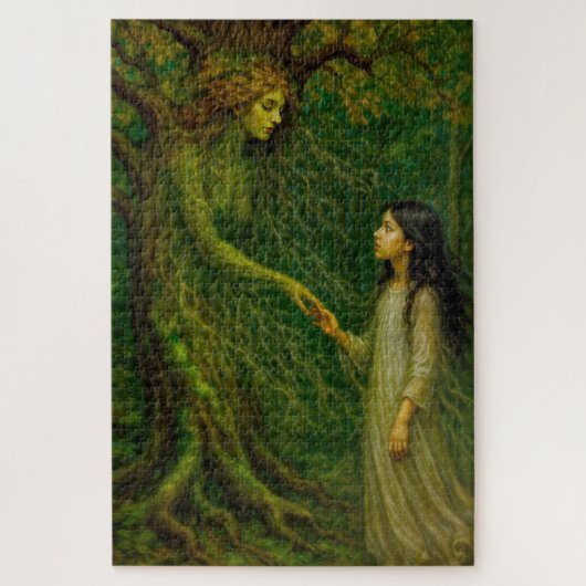 "De droom van Sylvaine” – Tijd om afscheid te neme Legpuzzel (Verticaal)