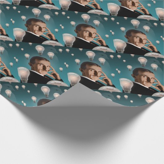 De droom van Tesla Cadeaupapier (Hoek)