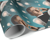 De droom van Tesla Cadeaupapier (Rol Hoek)