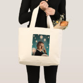 De droom van Tesla Grote Tote Bag (Voorkant (product))