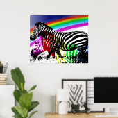 De droom van Zebras komt uit Poster (Thuiskantoor)