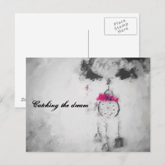 De droom vangen briefkaart (Voorkant / Achterkant)