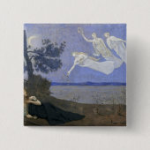 De droom vierkante button 5,1 cm (Voorkant)