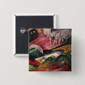 De droom vierkante button 5,1 cm (Voorkant /achterkant)