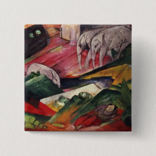 De droom vierkante button 5,1 cm