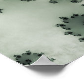 De droomdrager Abstracte fractal Poster (Hoek)