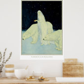 De droomdroomdromer: Wit, luisteren en schitteren Poster (Keuken)