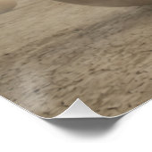 De Droomerspad over de droge rivierbedding Perfect Poster (Hoek)