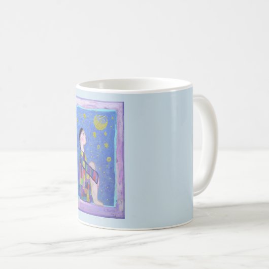 De droomkoffiebeker koffiemok (Voorkant rechts)