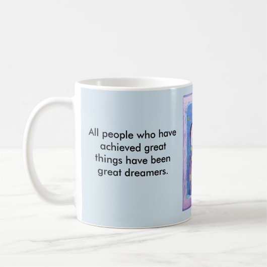 De droomkoffiebeker koffiemok (Links)