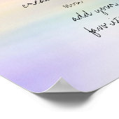 de droompastelkleuren voegen tekst toe aan creëer poster (Hoek)