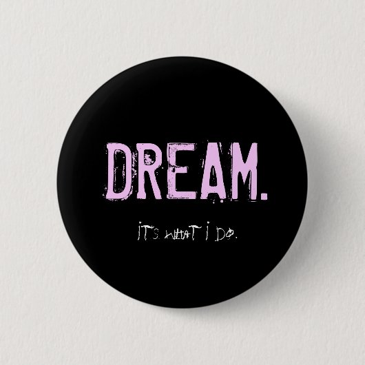 De droompop ronde button 5,7 cm (Voorkant)