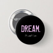 De droompop ronde button 5,7 cm (Voorkant /achterkant)