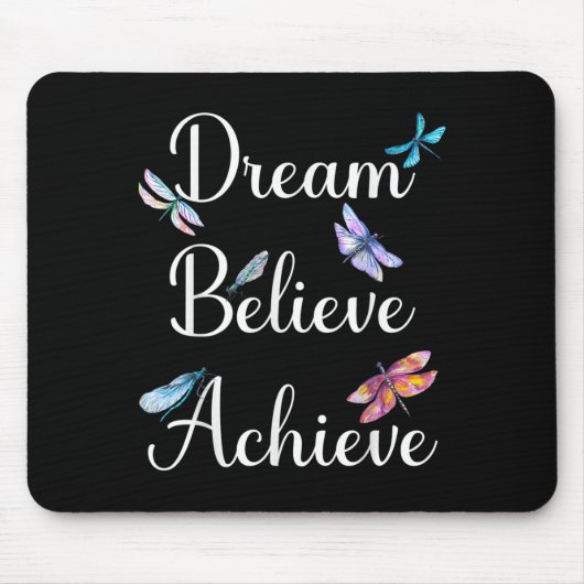 De droomtheorie van het citaat van Dragonfly geloo Muismat (Voorkant)