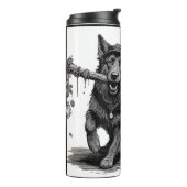 De Druid, Rogue & Rye Thermal Tumbler Thermosbeker (Gedraaid links)