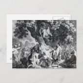 De druïden of de omvorming van de Britten Briefkaart (Voorkant / Achterkant)