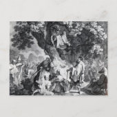 De druïden of de omvorming van de Britten Briefkaart (Voorkant)