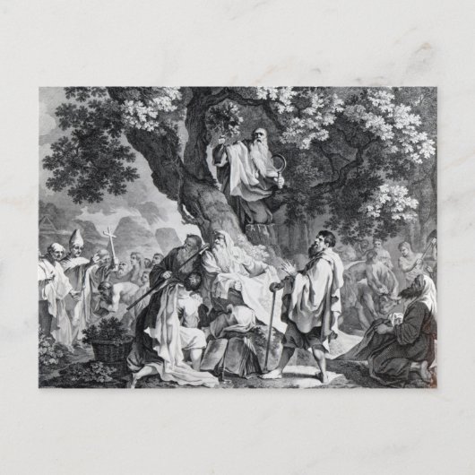 De druïden of de omvorming van de Britten Briefkaart (Voorkant)