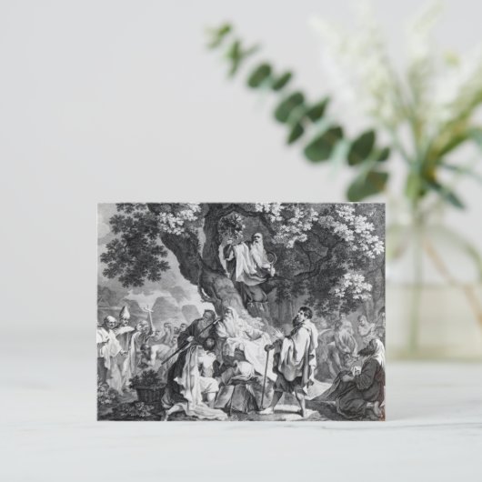 De druïden of de omvorming van de Britten Briefkaart (Staand voorkant)