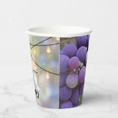 De druiven en de Lichten van het Koord Festive Bir Papieren Bekers (Rechts)