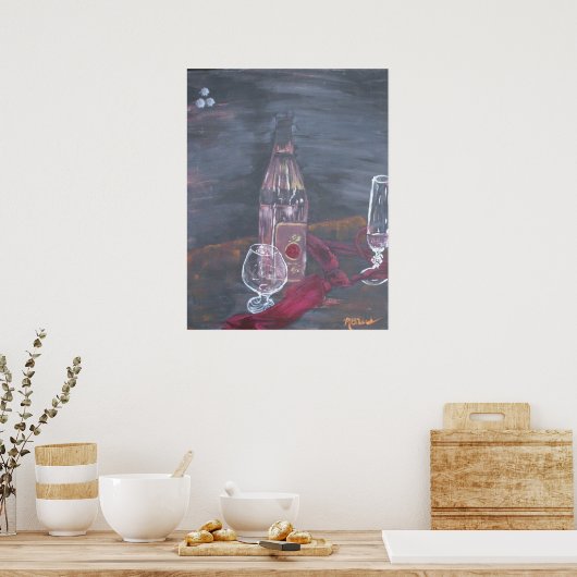 "De druk 's nachts blijven (SSS) Poster (Keuken)