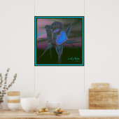 De Druk van dame Rose #7 Poster (Keuken)