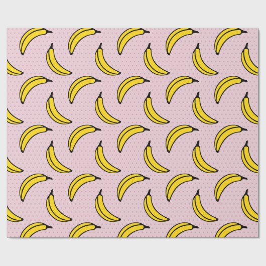 De Druk van de banaan Cadeaupapier (Vlak)